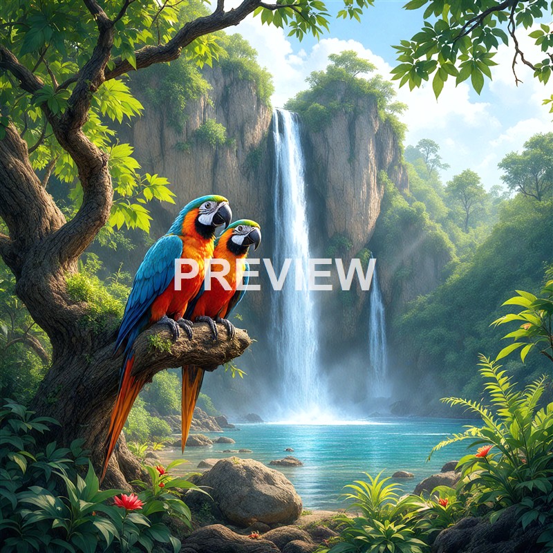 an-island-with-a-waterfall-and-two-rare-colorful-bird (36)_250320200029_Filename Text 2_01019_Filename Text 3_result